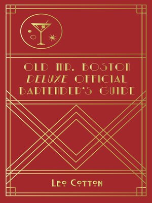 cover image of Old Mr. Boston Deluxe Official Bartender's Guide